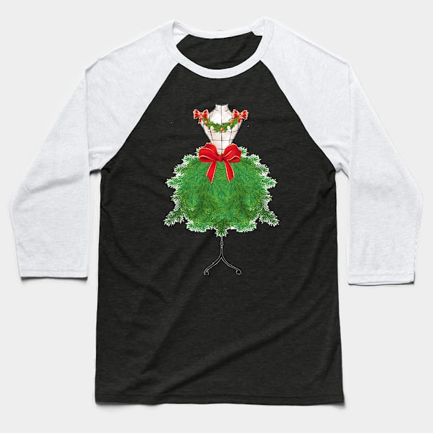 Christmas tree - Fashion Christmas tree Baseball T-Shirt by THEGGSHOP1